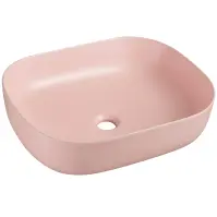 Umývadlo na dosku Larss light pink matt 49