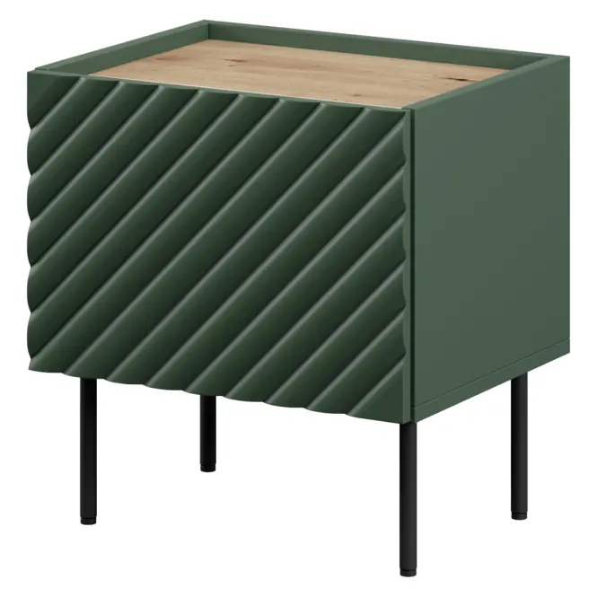 Nočný stolík Onda Green/Artisan- 2ks,