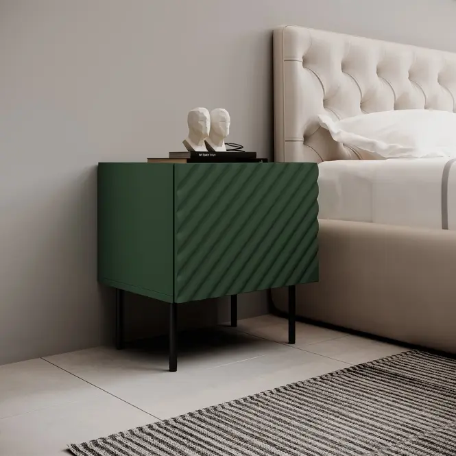 Nočný stolík Onda Green/Artisan- 2ks,,4