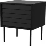 Nočný stolík Cortina Čierna/ Čierna( 2ks,)