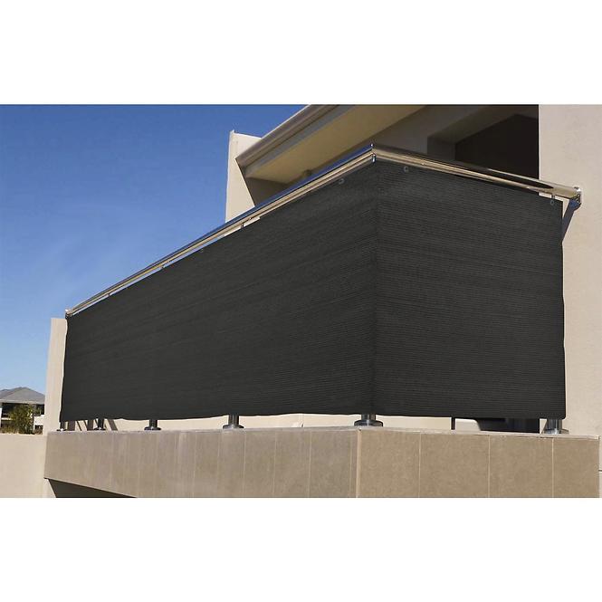 Balkónová zástena 90cm/500cm antracit,2