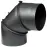Dymové koleno 90* 160mm