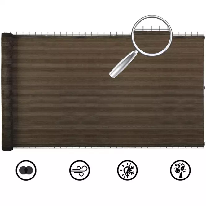 Tieniaca sieť basic 1,5m/10m hnedá