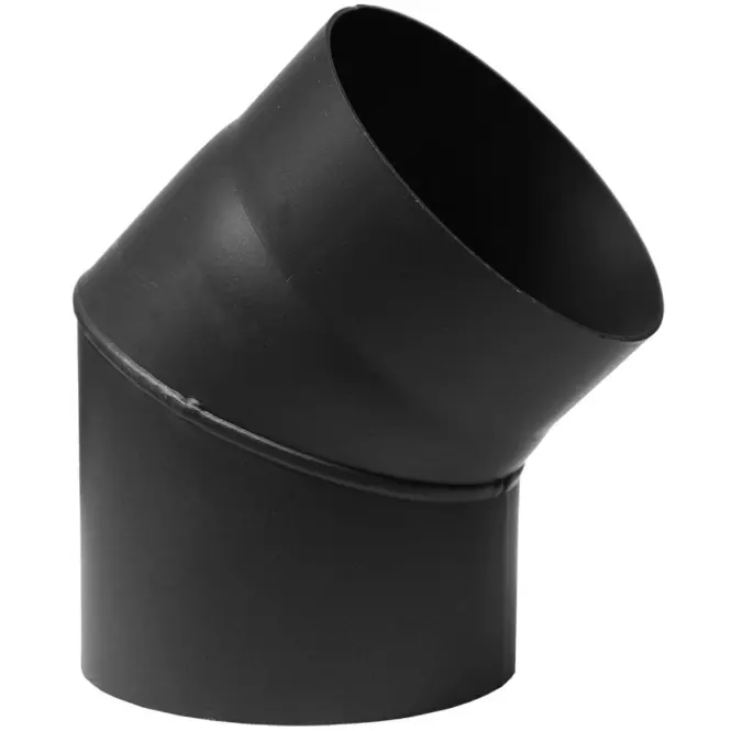 Dymové koleno 45* 200mm pevné