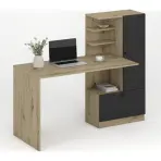 Písací stôl Hobas Dub Artisan/Čierna
