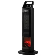 Stĺpový teplovzdušný ventilátor s efektom krbu RN-01-005