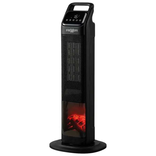 Stĺpový teplovzdušný ventilátor s efektom krbu RN-01-005