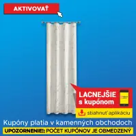 Záves na páske VELVI 2504-7/210GSM 140x250 krémový (SK)