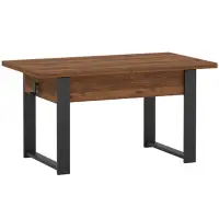 Zdvíhací stolík Hugo orech Warmia/Čierna