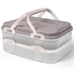 Piknikový box s vložkami 2x7 l 9470 40X30XH18