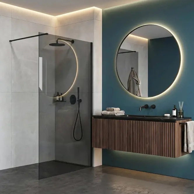 Sprchová stena Flexi grey 1/2 100 cm,13