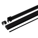 Montážna súprava pre sprchovú stenu Flexi 2/2 black