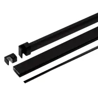 Montážna súprava pre sprchovú stenu Flexi 2/2 black