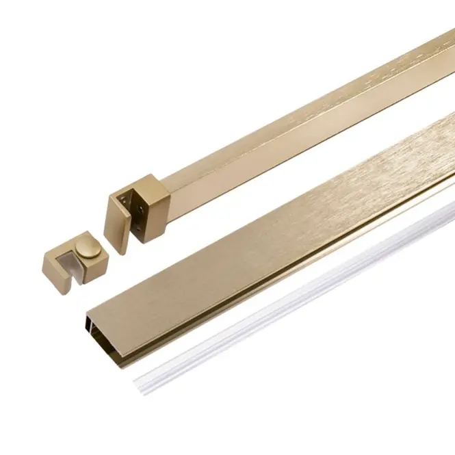 Montážna súprava pre sprchovú stenu Flexi 2/2 brush gold