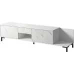 TV skrinka Marmo 2d1s1k Biela/ Mramor Biela
