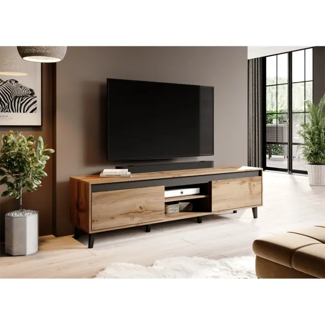 TV skrinka Nord Ii Dub Wotan / Antracit