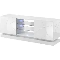 TV skrinka Qiu 160 Biela/ Biela