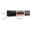 TV skrinka Luxe Čierna S krbom Biela Ef-800110,2