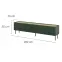 TV skrinka Onda 4d Green/Artisan,2