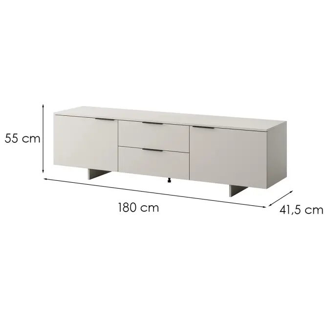 TV skrinka Alma 2d2s Béžová,2