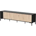 TV skrinka Merci 200 Dub Artisan / Čierna