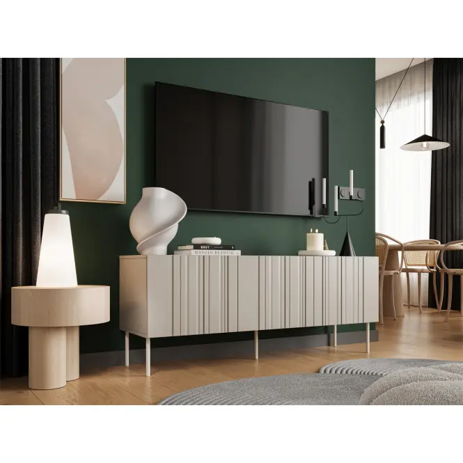 TV skrinka Isla 150 3d Béžová,4