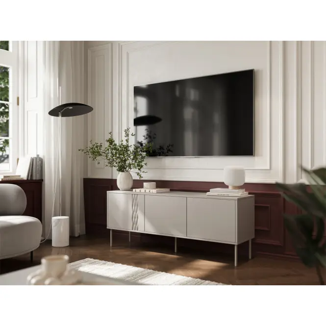 TV skrinka Tresse 150 3d Béžová,4