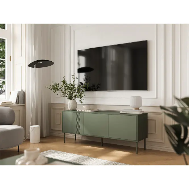 TV skrinka Tresse 150 3d Zelená,3