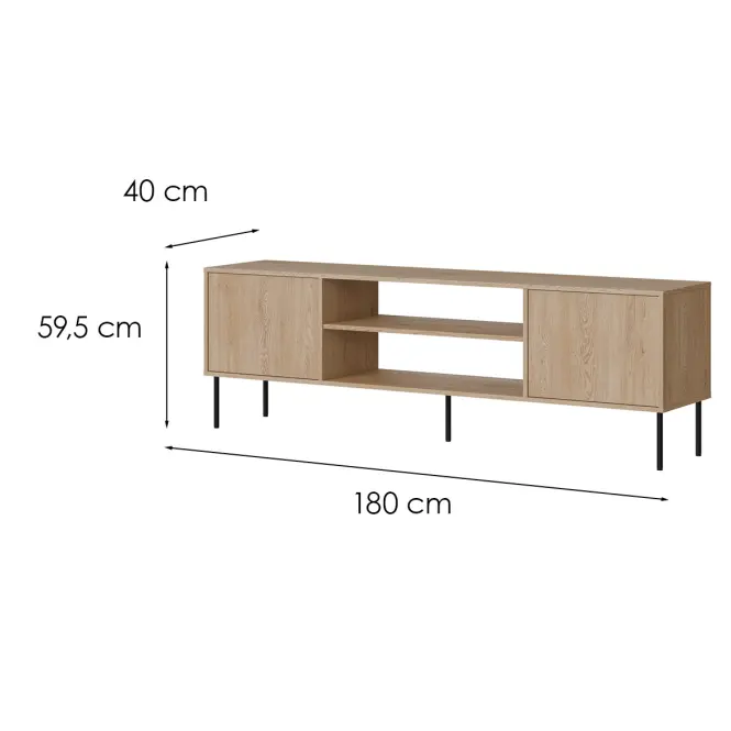 TV skrinka Domi - Ef 180 2d Cremona,2