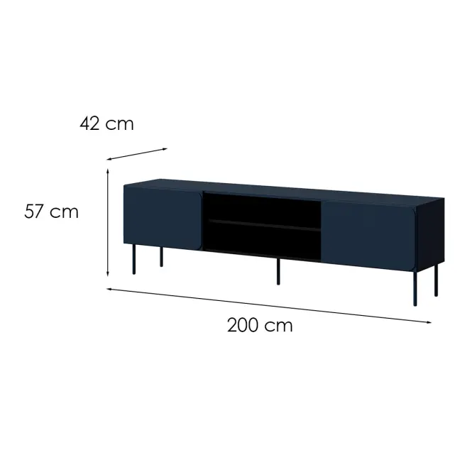 TV skrinka Rafael Ef 200 Indigo (GRANÁT),2