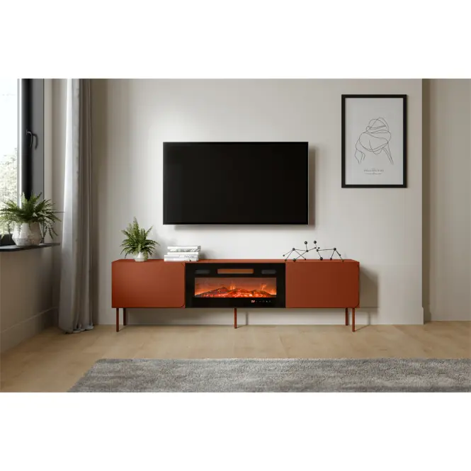TV skrinka Rafael Ef 200 Brick Red,6