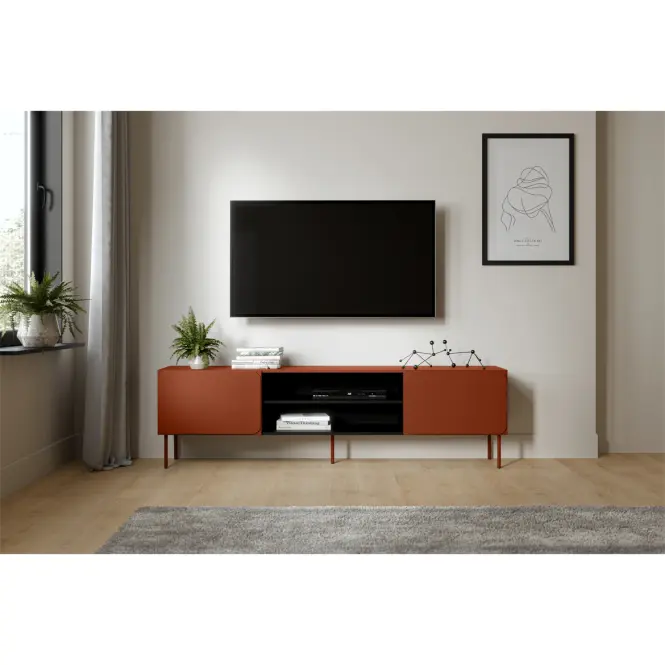TV skrinka Rafael Ef 200 Brick Red