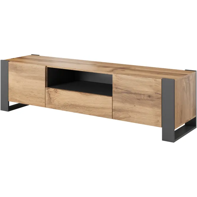 TV skrinka Wood Ii Dub Wotan + Antracit