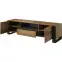 TV skrinka Wood Ii Dub Wotan + Antracit,3