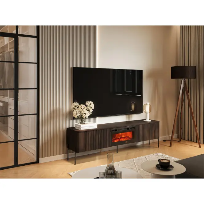 TV skrinka Vera 190 Dub Barokový Ristretto,5