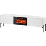 TV skrinka Vera 190 Biela S krbom Ef800040