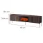 TV skrinka Vera 190 Dub Barokový Ristretto S krbom 800040,2