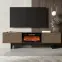 TV skrinka Rosario Ef orech/Čierna + Krb Ef800040,4