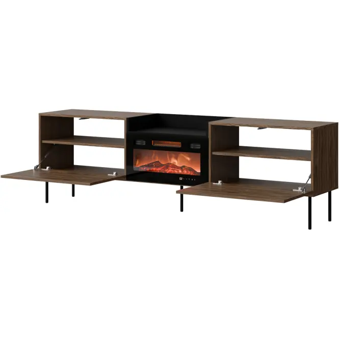 TV skrinka Kanton Ef orech/Čierna + Krb Ef 800040