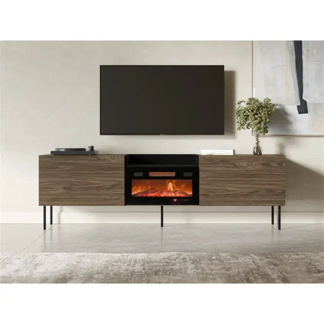 TV skrinka Kanton Ef orech/Čierna + Krb Ef 800040
