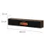 TV skrinka Arigato Ef orech/Čierna+ Krb Ef800040,2