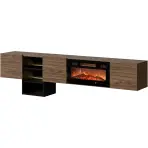 TV skrinka Teo Ef orech/Čierna + Krb Ef800040
