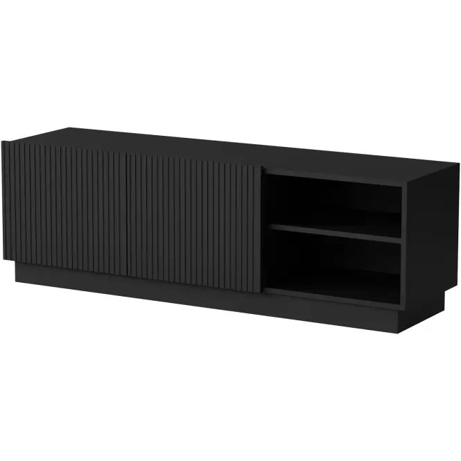 TV skrinka Liverti 150 2d Čierna Matná