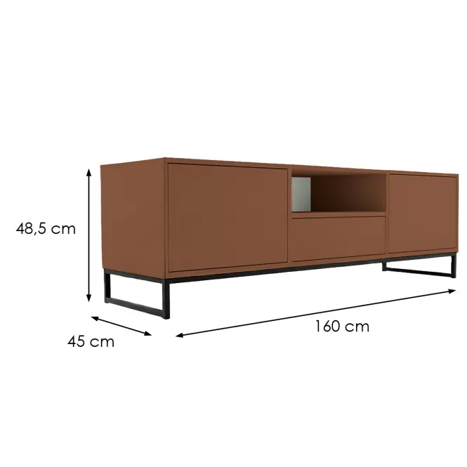 TV skrinka Genua D-Lux Terracota