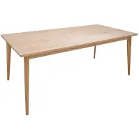 Rozkladací dubový stôl ST-80 160x90+2x40cm prírodný dub