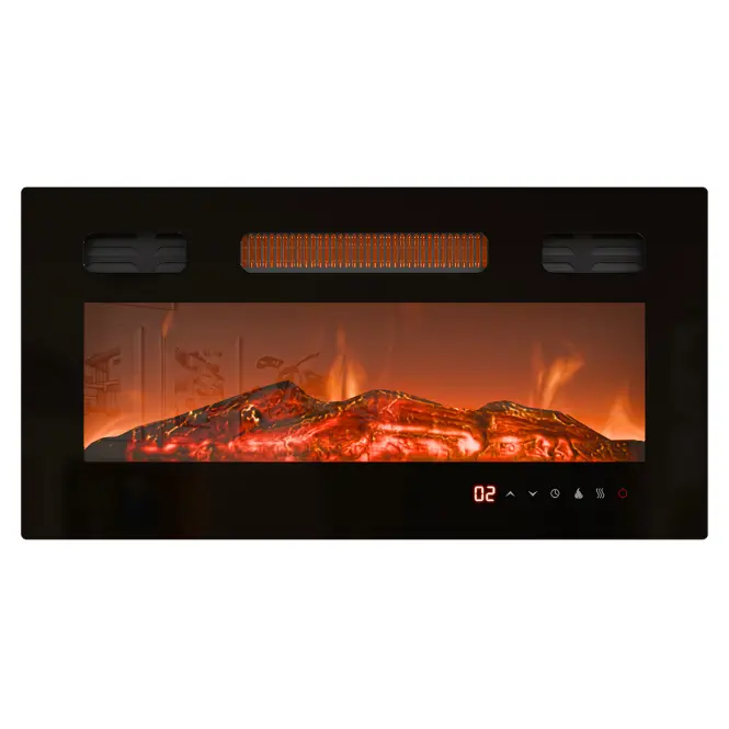 Elektrický krb Ef-800100 Rgb - Drevo – Čierna,2