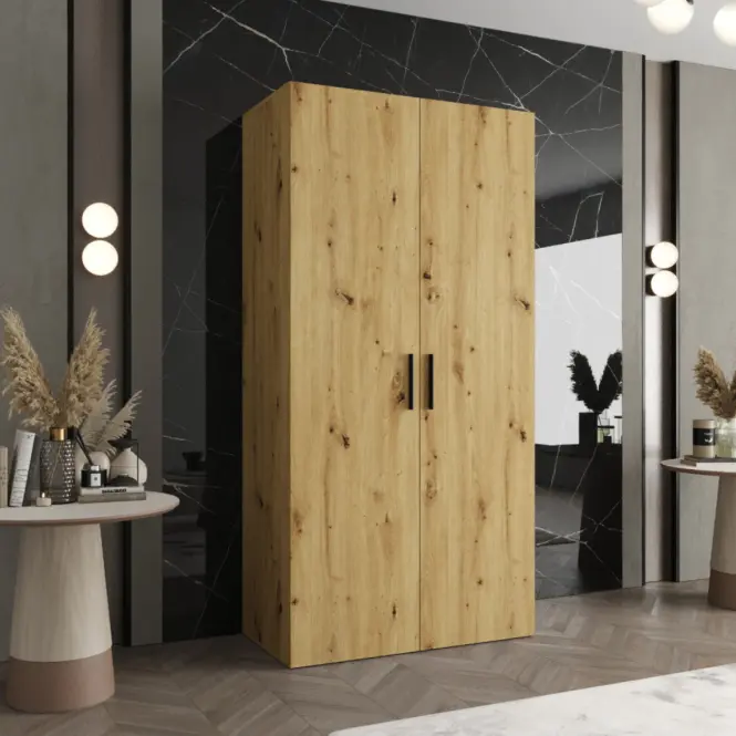 Skriňa Bari 1 100 artisan/čierny,5