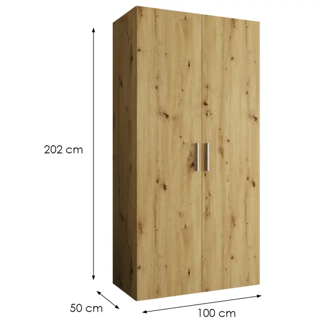 Skriňa Bari 1 100 artisan/strieborný