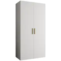 Skriňa Bari 1 100 biely/zlotý