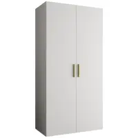Skriňa Bari 1 100 biely/zlotý